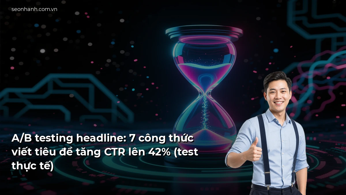 A/B testing headline: 7 công thức viết tiêu đề tăng CTR lên 42% (test thực tế)