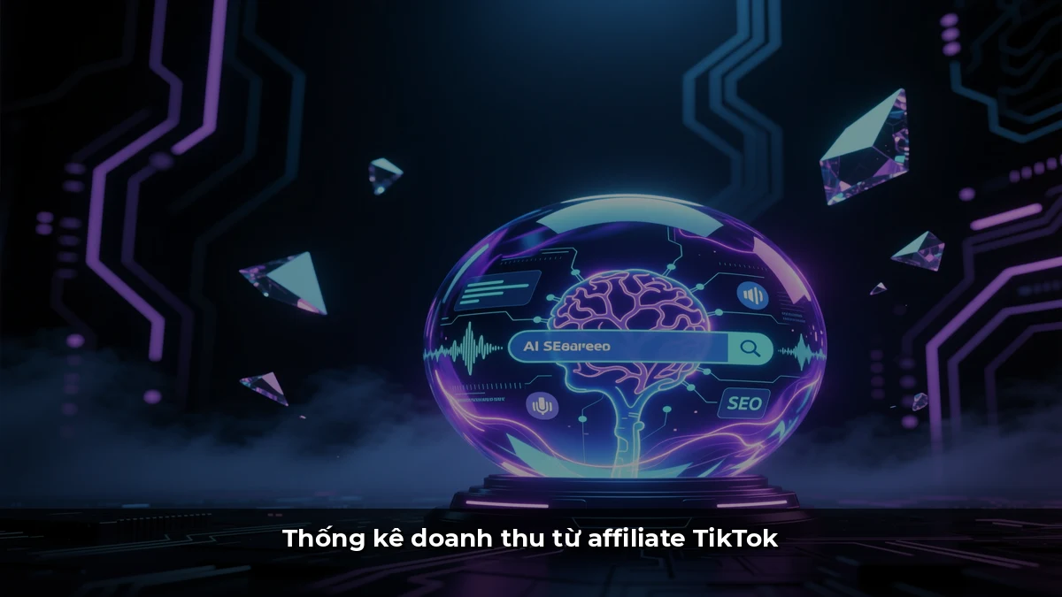 Thống kê doanh thu từ affiliate TikTok