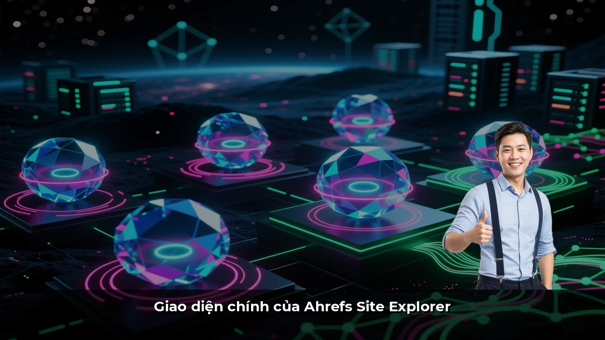 Giao diện chính của Ahrefs Site Explorer