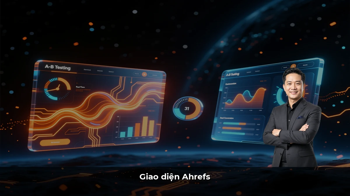 Giao diện Ahrefs