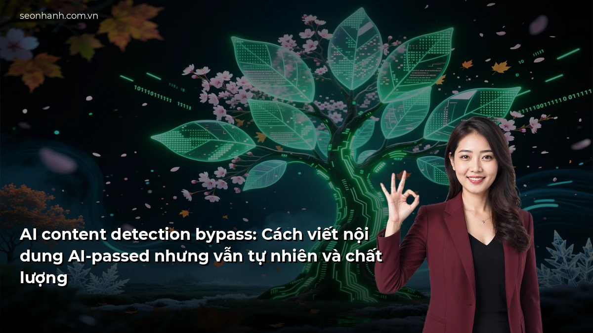 AI content detection bypass: Cách viết nội dung AI-passed nhưng vẫn tự nhiên và chất lượng