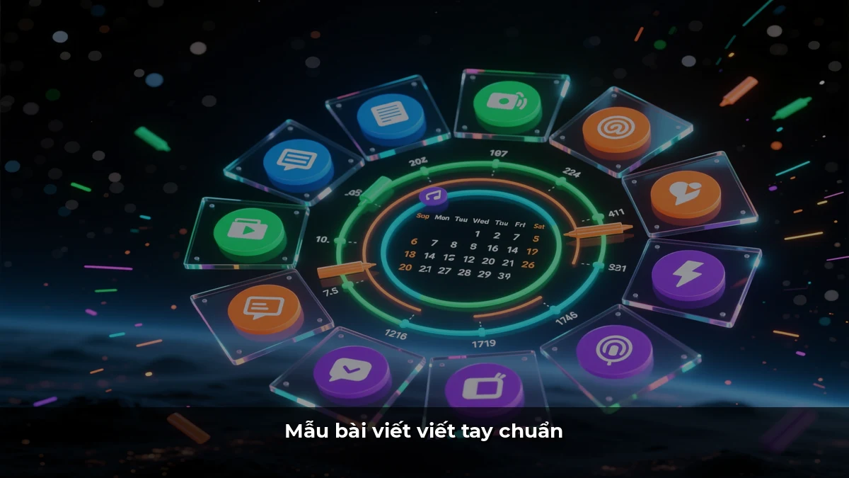 Mẫu bài viết viết tay chuẩn