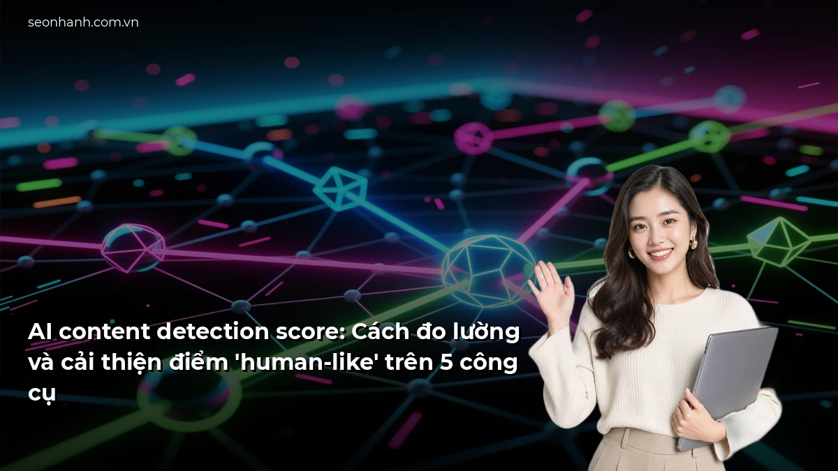 AI content detection score: Cách đo lường và cải thiện điểm 'human-like' trên 5 công cụ