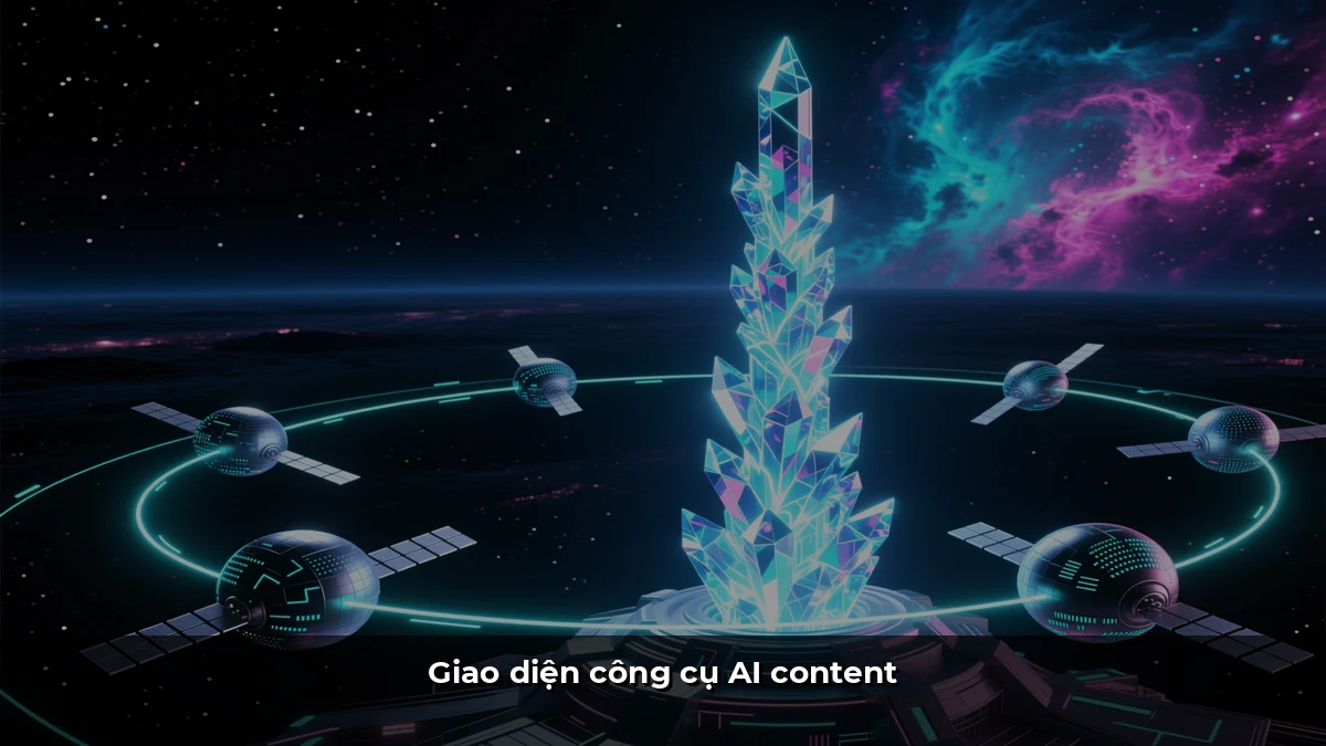 Giao diện công cụ AI content