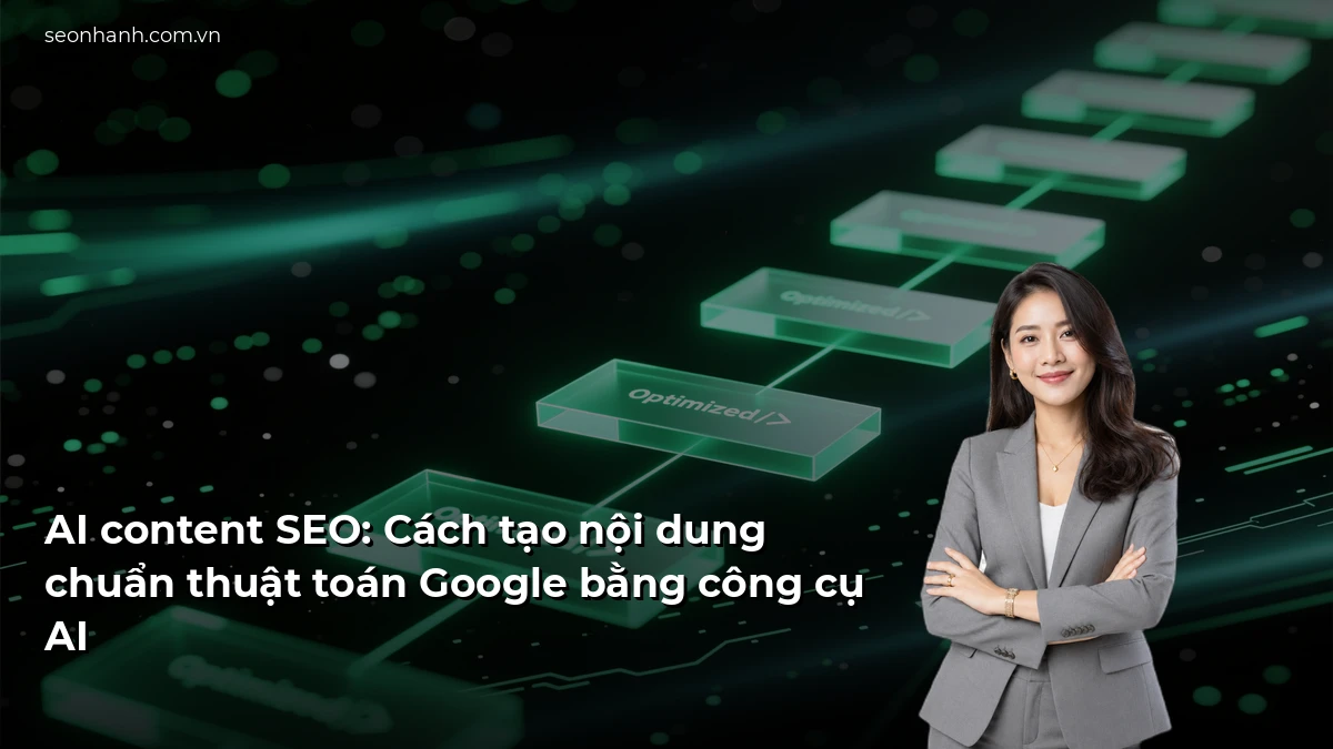AI content SEO: Cách tạo nội dung chuẩn thuật toán Google bằng công cụ AI