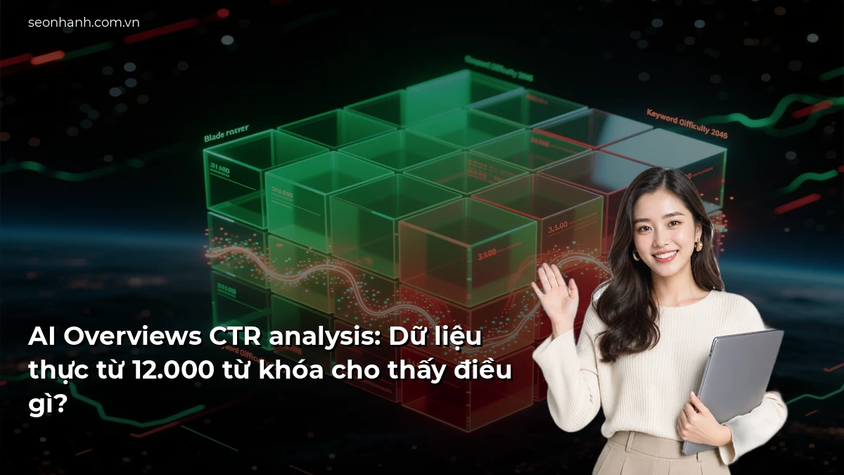 AI Overviews CTR analysis: Dữ liệu thực từ 12.000 từ khóa cho thấy điều gì?