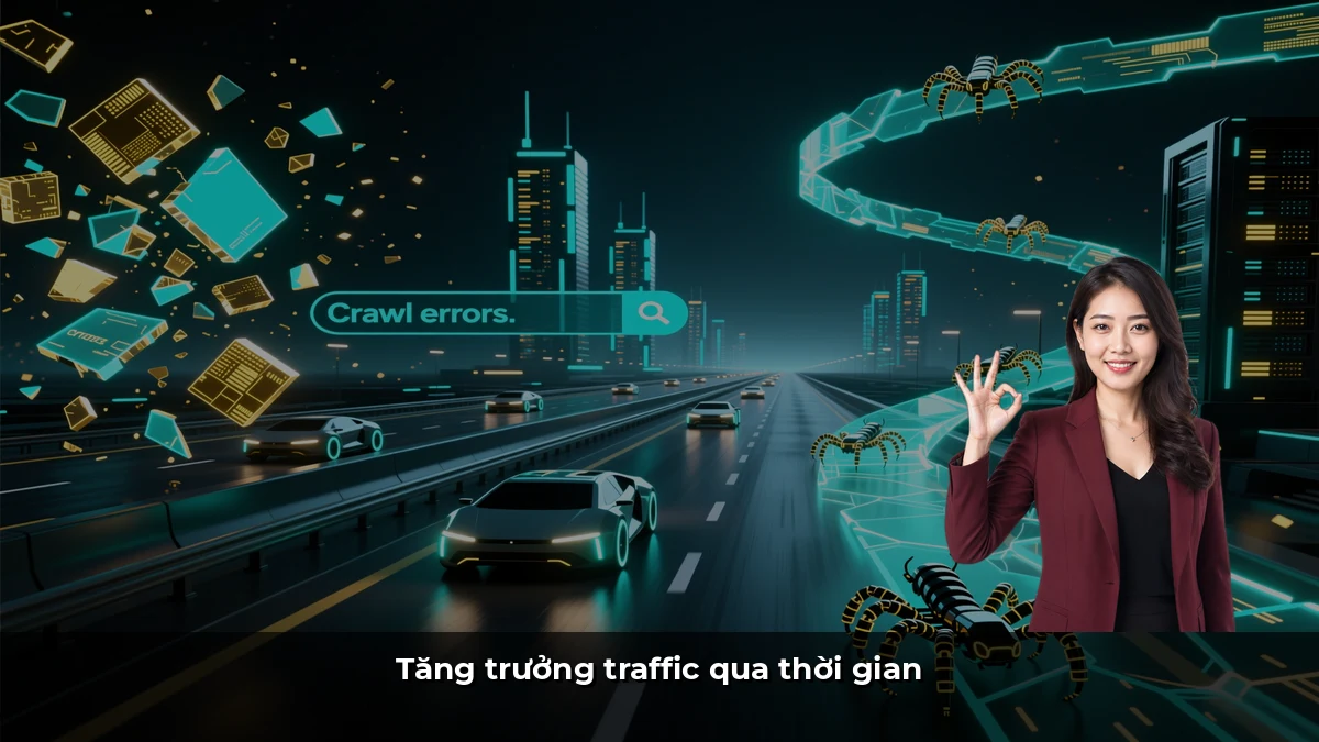 Tăng trưởng traffic qua thời gian