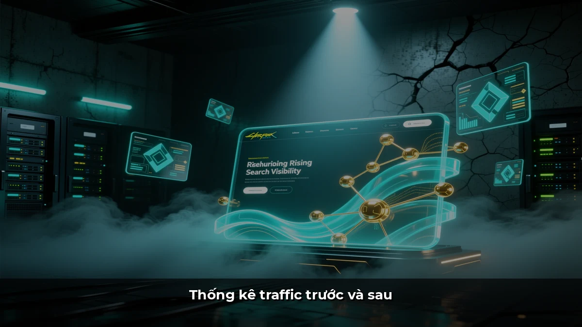 Thống kê traffic trước và sau