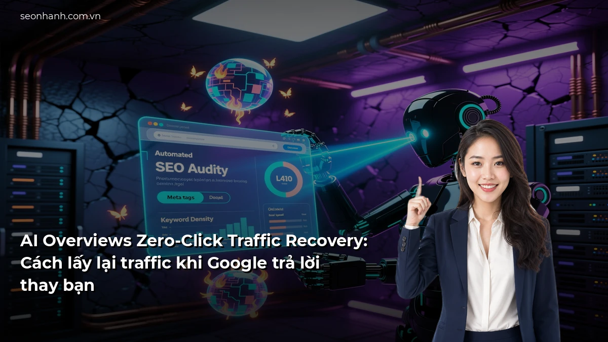 AI Overviews Zero-Click Traffic Recovery: Cách lấy lại traffic khi Google trả lời thay bạn