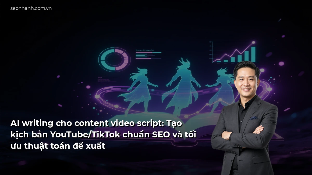 AI writing cho content video script: Tạo kịch bản YouTube/TikTok chuẩn SEO và tối ưu thuật toán đề xuất