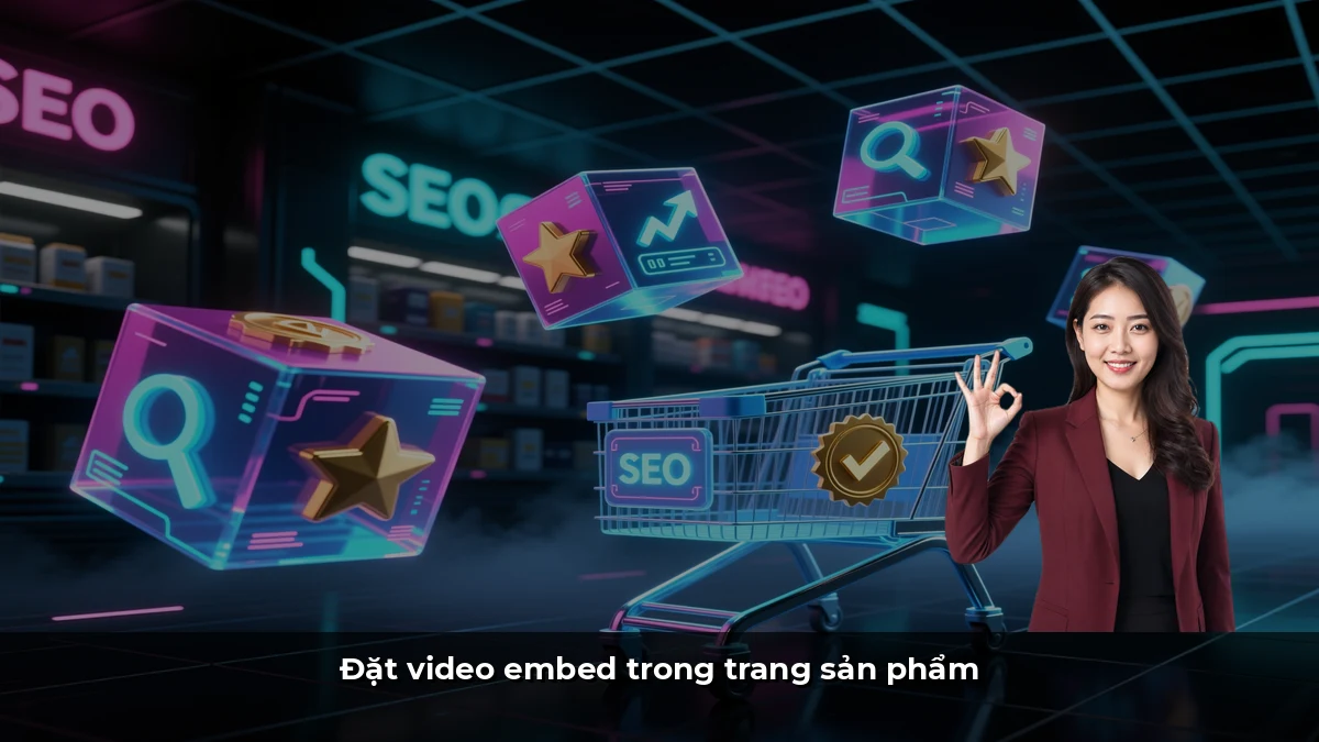 Đặt video embed trong trang sản phẩm