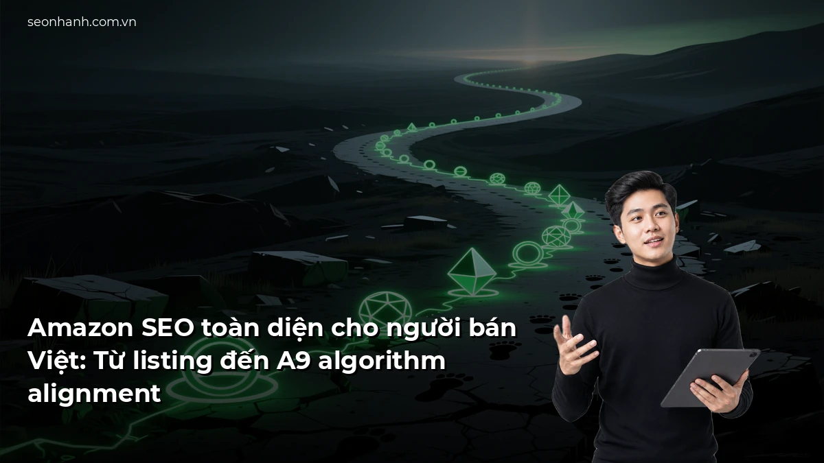 Amazon SEO toàn diện cho người bán Việt: Từ listing đến A9 algorithm alignment