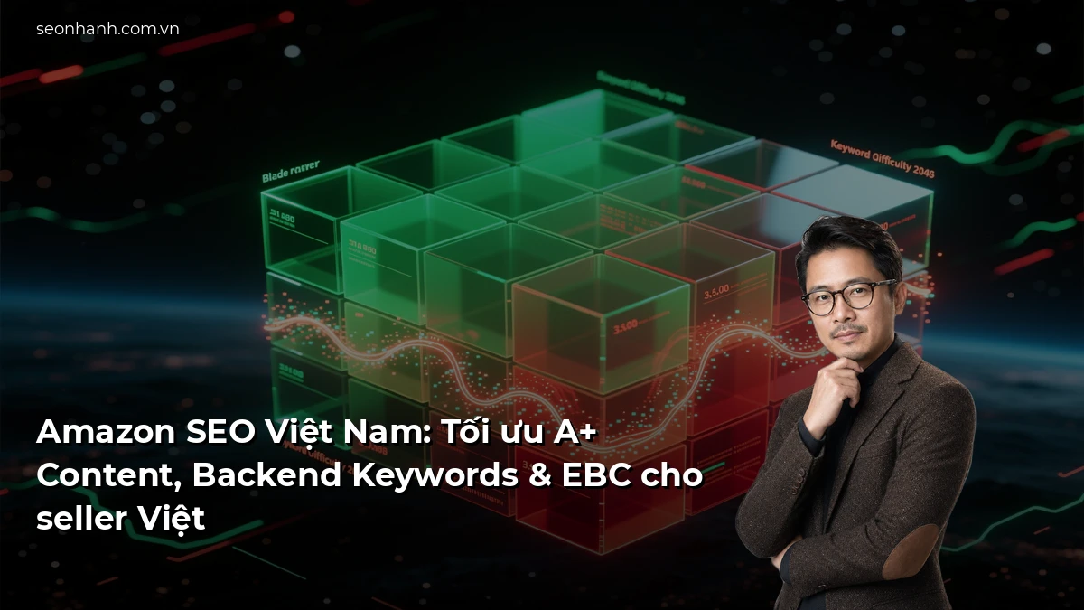 Amazon SEO Việt Nam: Tối ưu A+ Content, Backend Keywords & EBC cho seller Việt