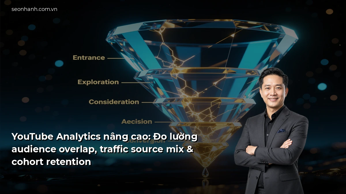 YouTube Analytics nâng cao: Đo lường audience overlap, traffic source mix & cohort retention