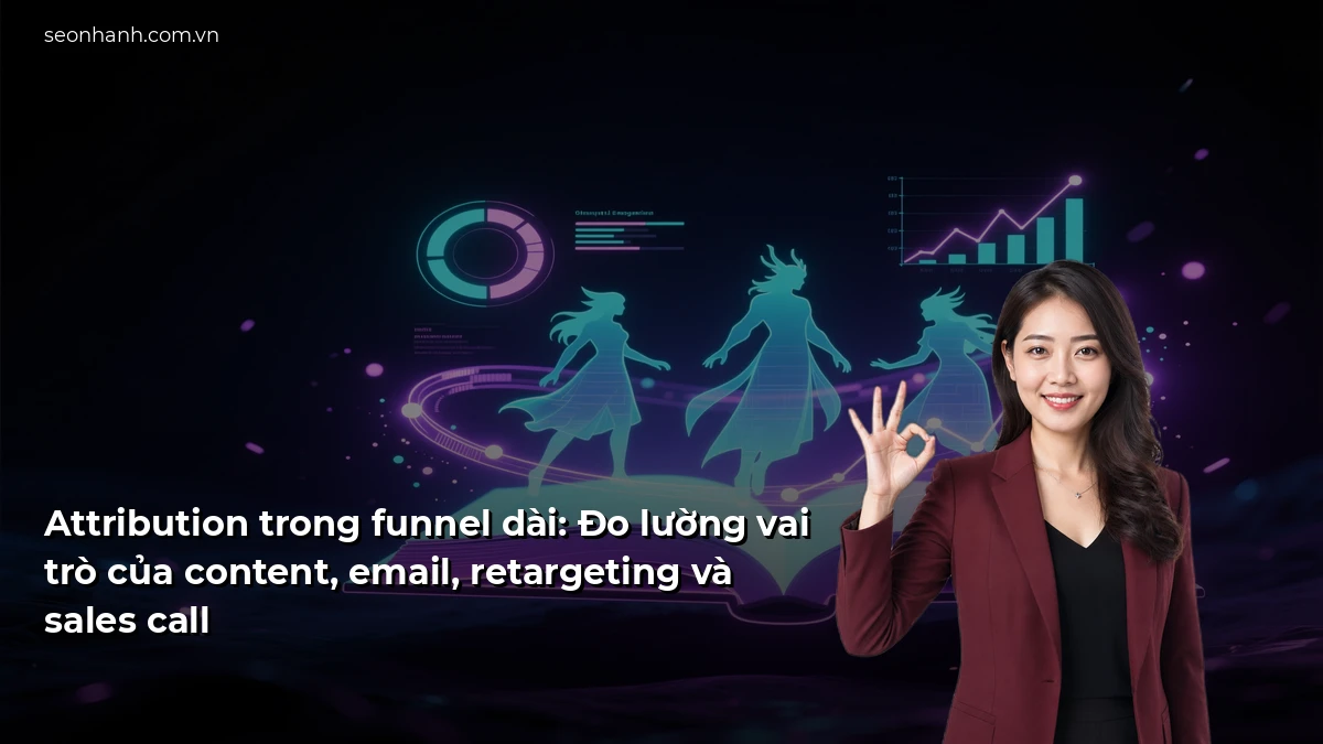 Attribution trong funnel dài: Đo lường vai trò của content, email, retargeting và sales call