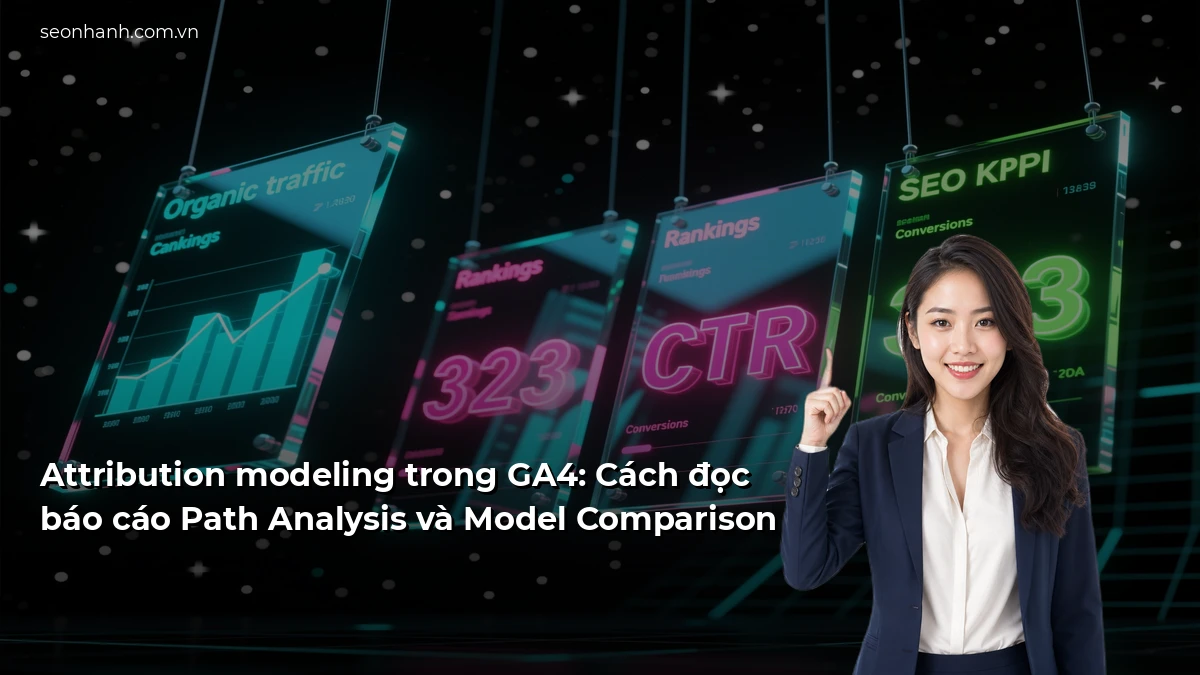 Attribution modeling trong GA4: Cách đọc báo cáo Path Analysis và Model Comparison