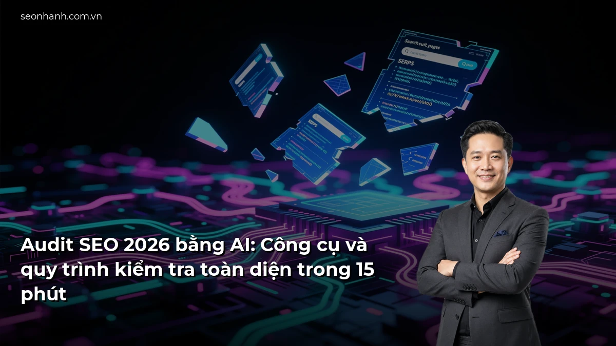 Audit SEO 2026 bằng AI: Công cụ và quy trình kiểm tra toàn diện trong 15 phút