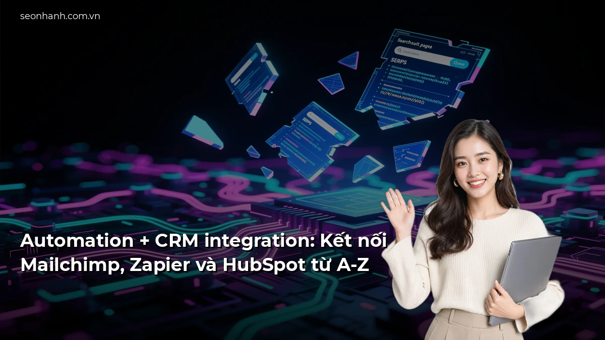 Automation + CRM integration: Kết nối Mailchimp, Zapier và HubSpot từ A-Z