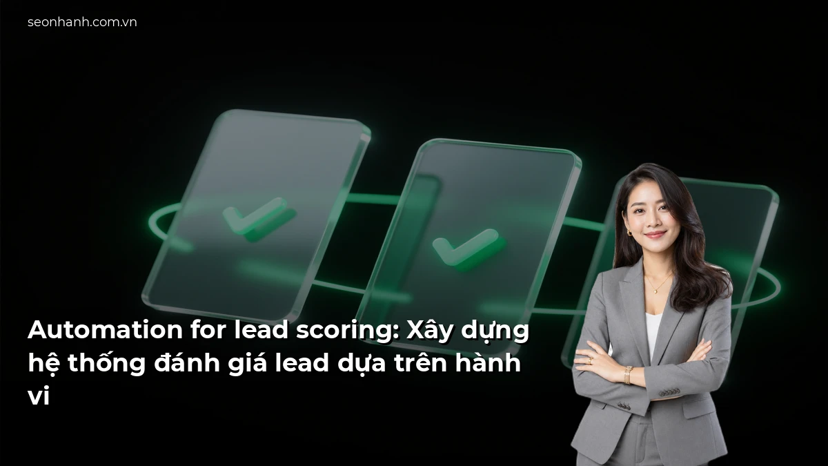 Automation for lead scoring: Xây dựng hệ thống đánh giá lead dựa trên hành vi