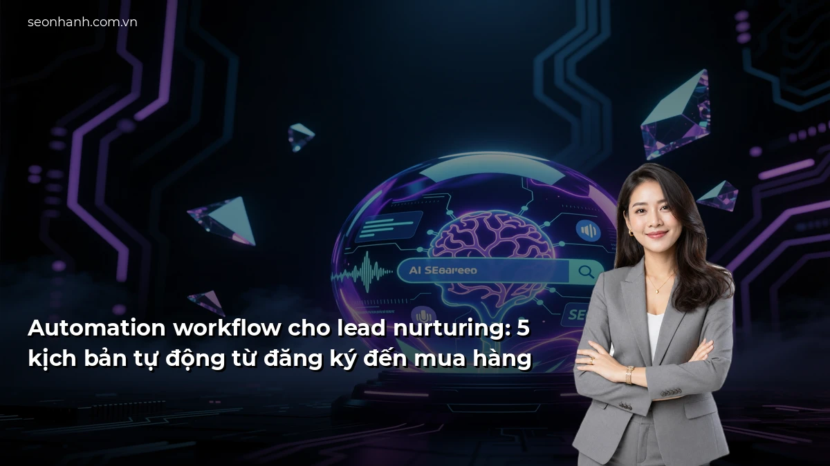 Automation workflow cho lead nurturing: 5 kịch bản tự động từ đăng ký đến mua hàng