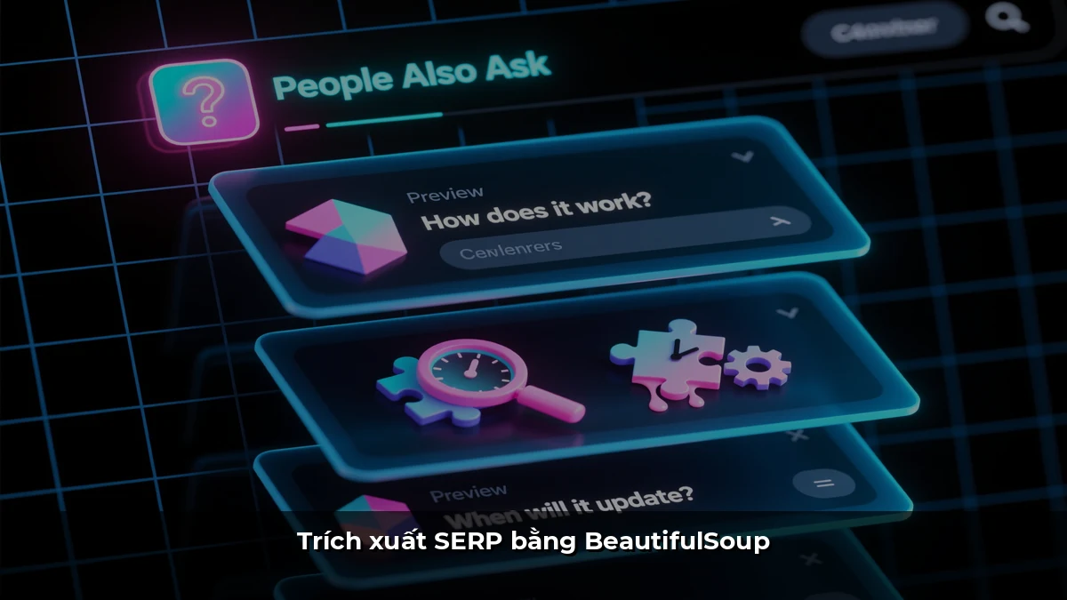 Trích xuất SERP bằng BeautifulSoup