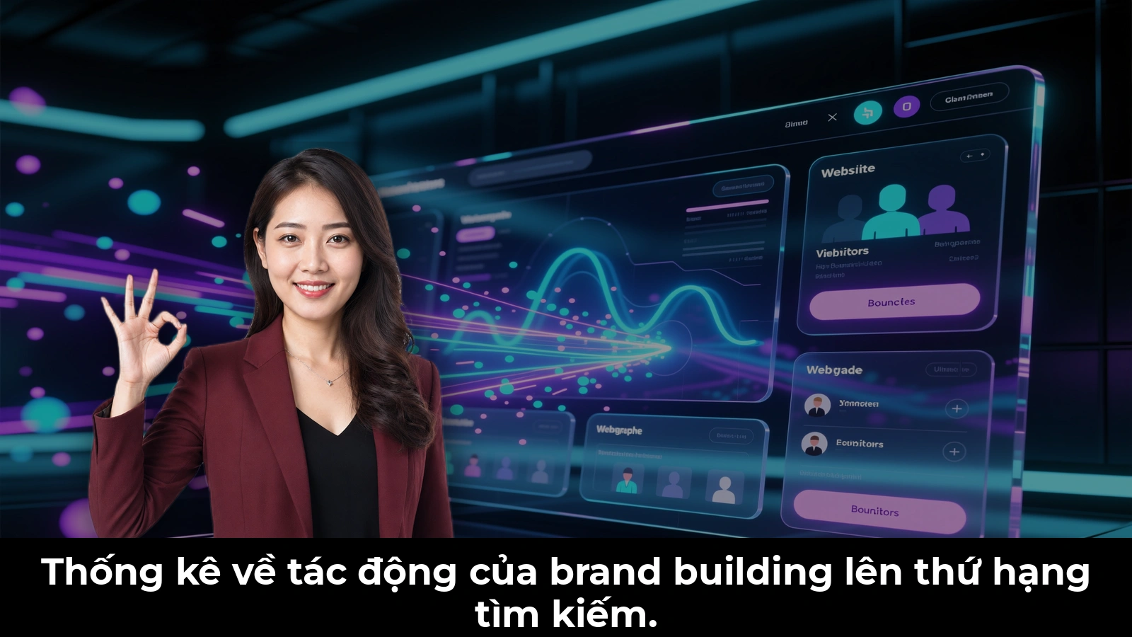 Thống kê về tác động của brand building lên thứ hạng tìm kiếm.