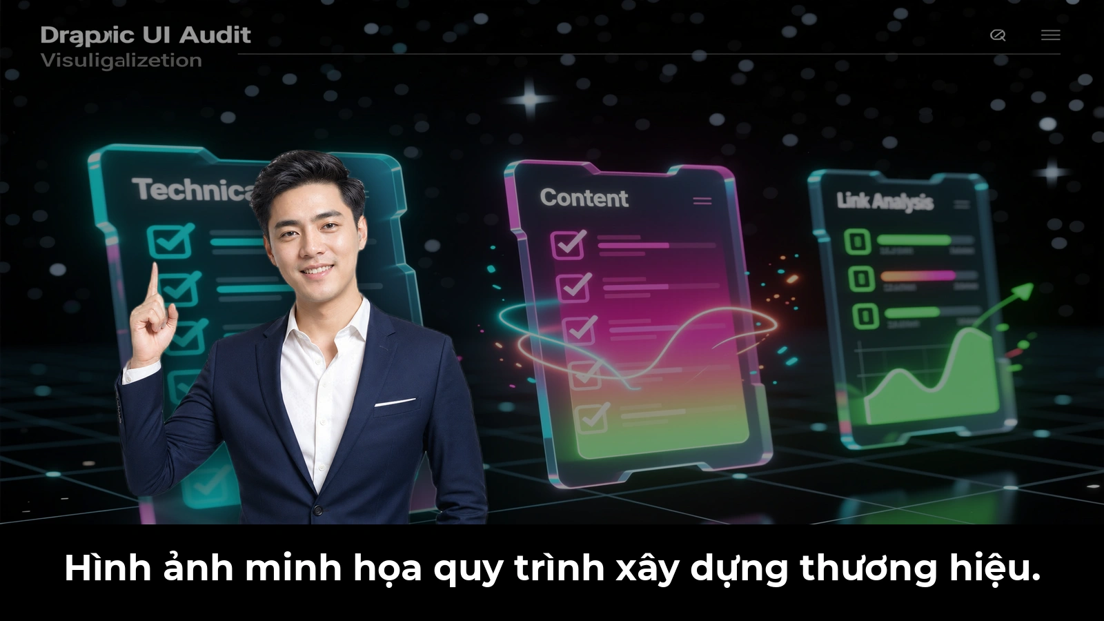Hình ảnh minh họa quy trình xây dựng thương hiệu.