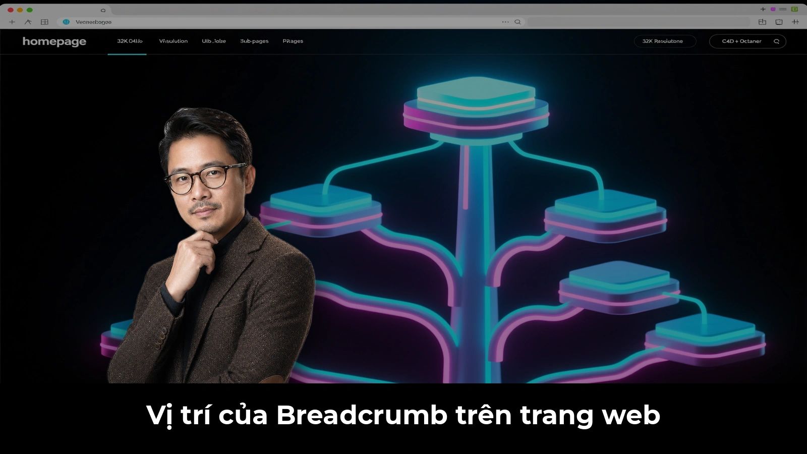 Vị trí của Breadcrumb trên trang web