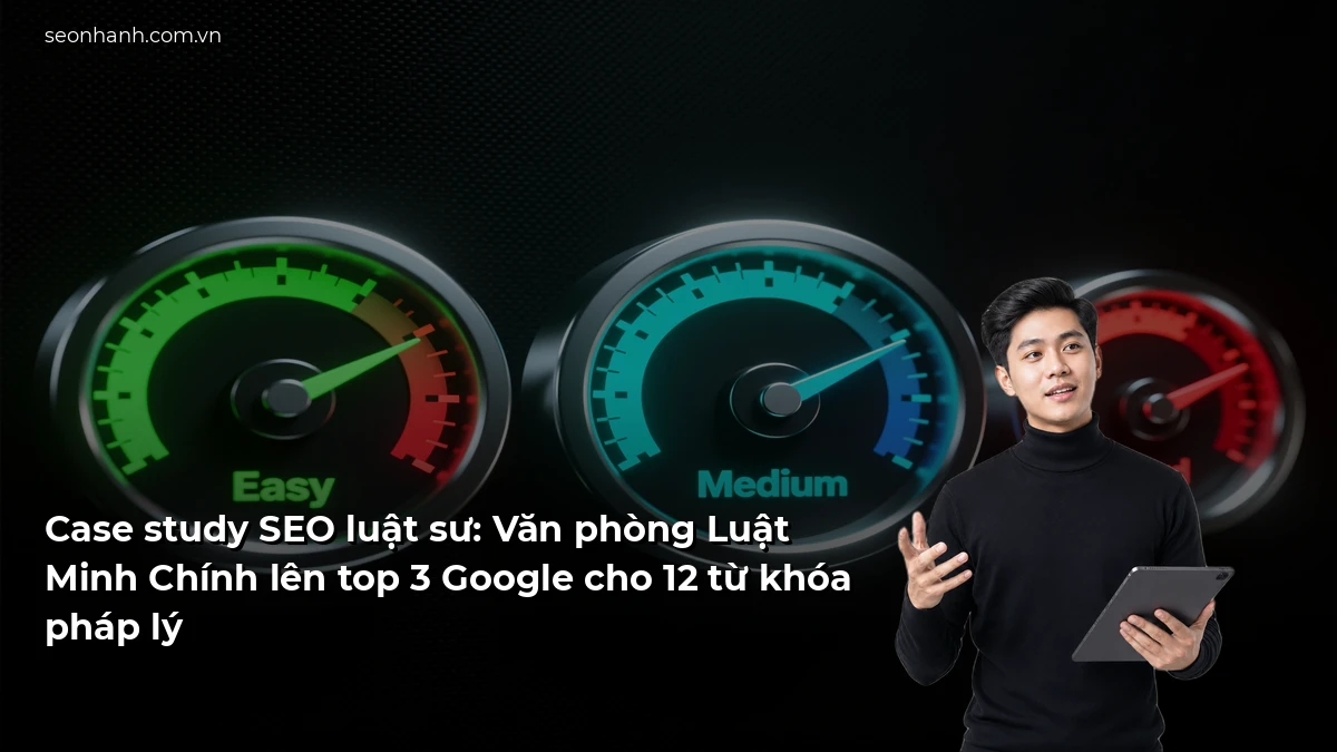 Case study SEO luật sư: Văn phòng Luật Minh Chính lên top 3 Google cho 12 từ khóa pháp lý