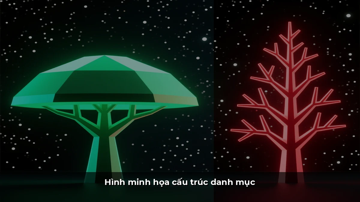 Hình minh họa cấu trúc danh mục