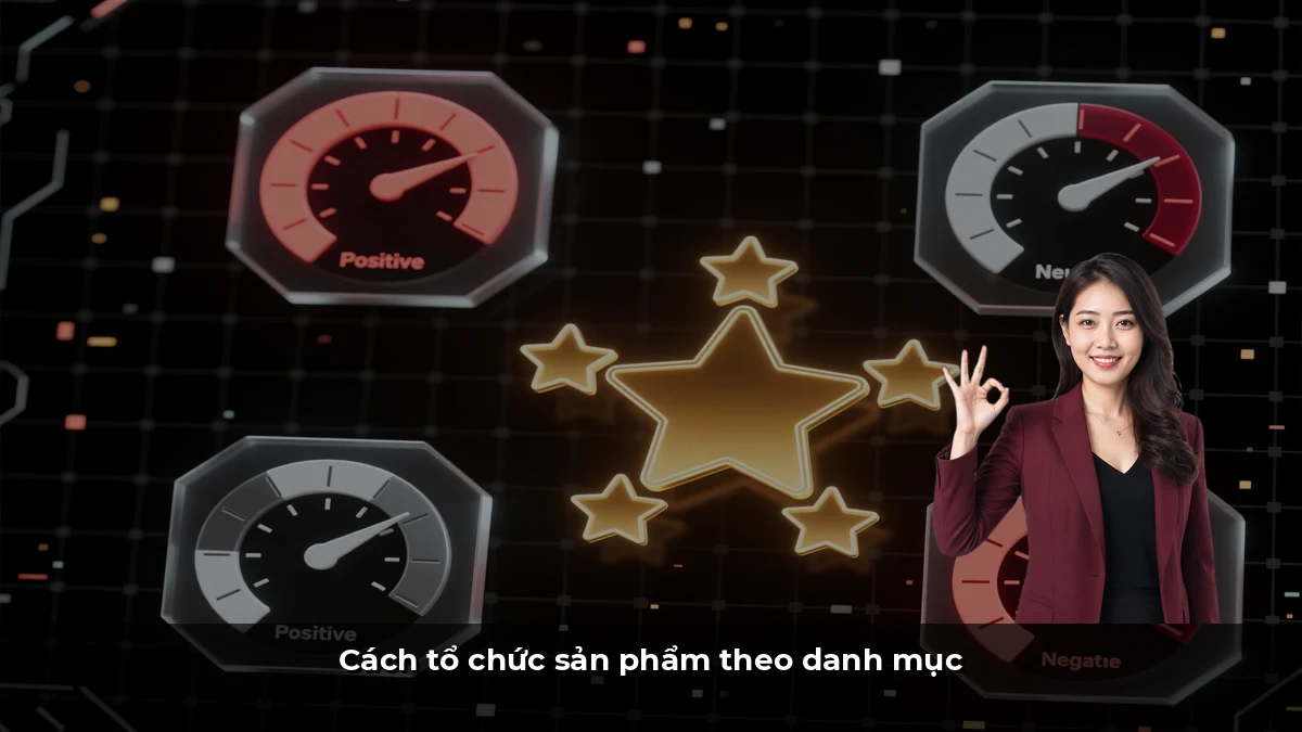 Cách tổ chức sản phẩm theo danh mục