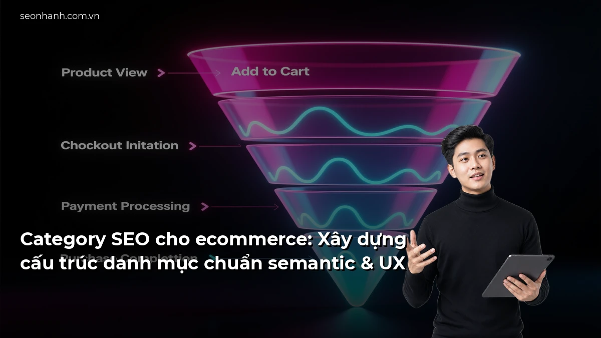 Category SEO cho ecommerce: Xây dựng cấu trúc danh mục chuẩn semantic & UX