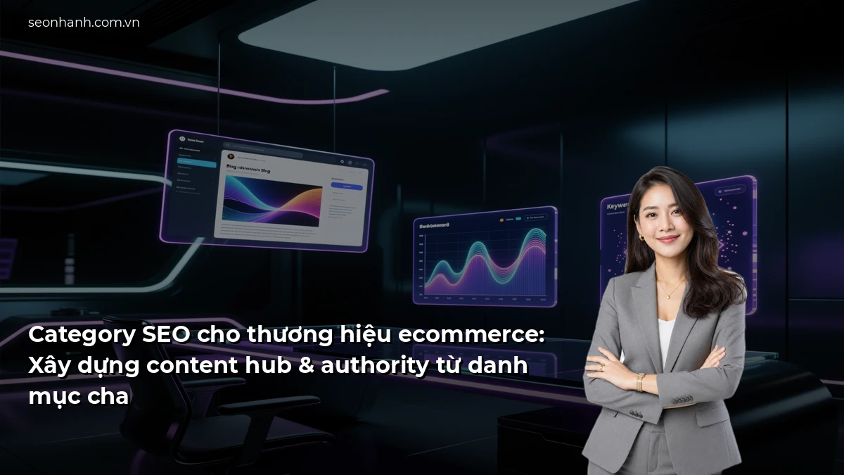 Category SEO cho thương hiệu ecommerce: Xây dựng content hub & authority từ danh mục cha