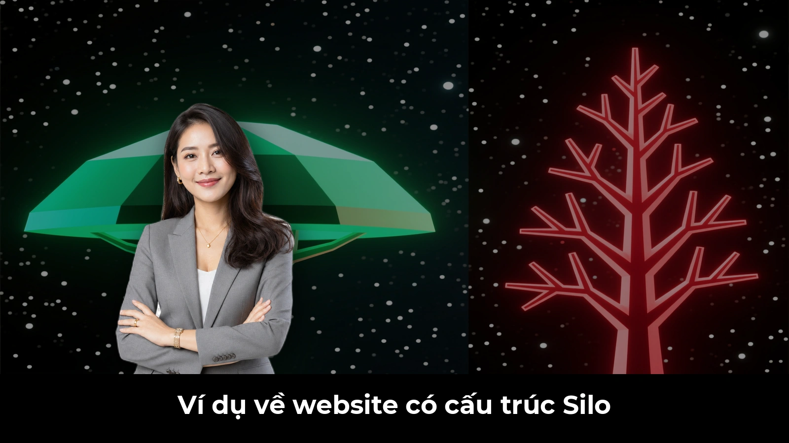 Ví dụ về website có cấu trúc Silo