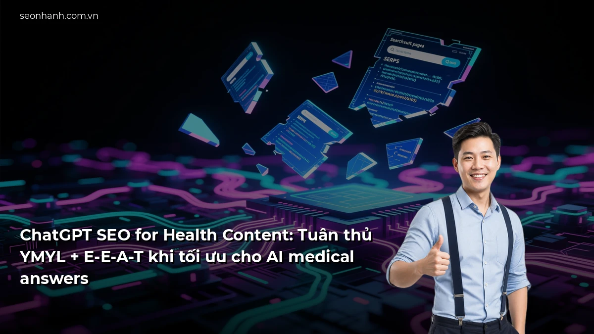 ChatGPT SEO for Health Content: Tuân thủ YMYL + E-E-A-T khi tối ưu cho AI medical answers