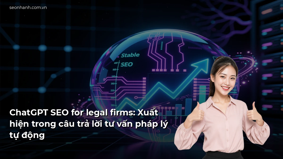 ChatGPT SEO for legal firms: Xuất hiện trong câu trả lời tư vấn pháp lý tự động