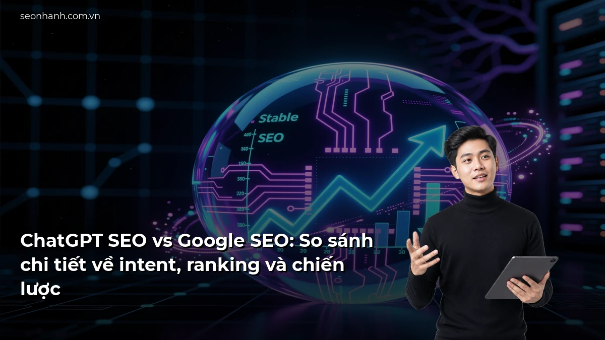 ChatGPT SEO vs Google SEO: So sánh chi tiết về intent, ranking và chiến lược