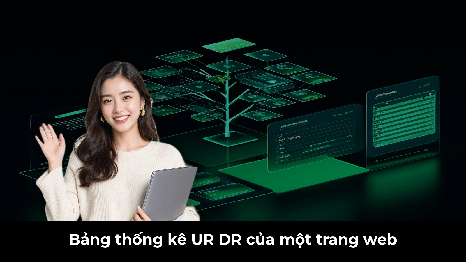 Bảng thống kê UR DR của một trang web