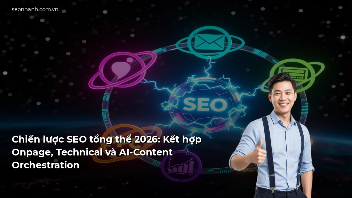 Chiến lược SEO tổng thể 2026: Kết hợp Onpage, Technical và AI-Content Orchestration