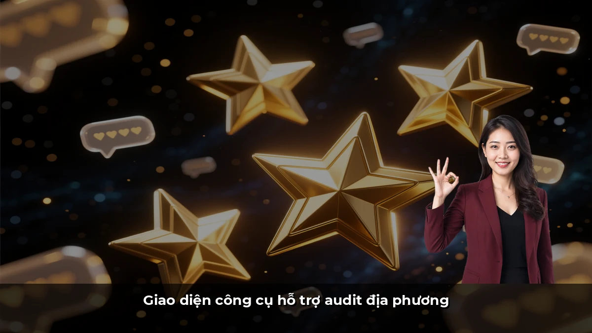 Giao diện công cụ hỗ trợ audit địa phương