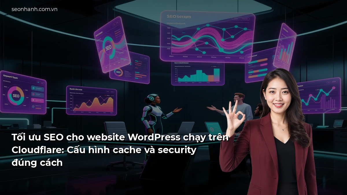 Tối ưu SEO cho website WordPress chạy trên Cloudflare: Cấu hình cache và security đúng cách