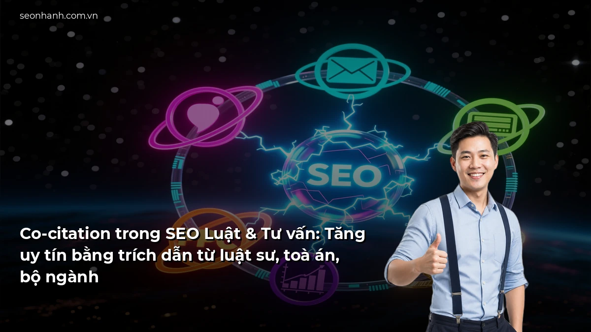 Co-citation trong SEO Luật & Tư vấn: Tăng uy tín bằng trích dẫn từ luật sư, toà án, bộ ngành