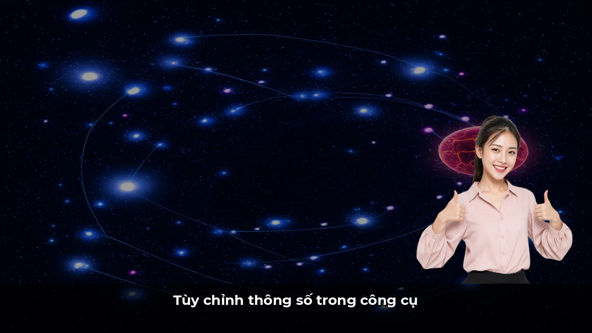 Tùy chỉnh thông số trong công cụ