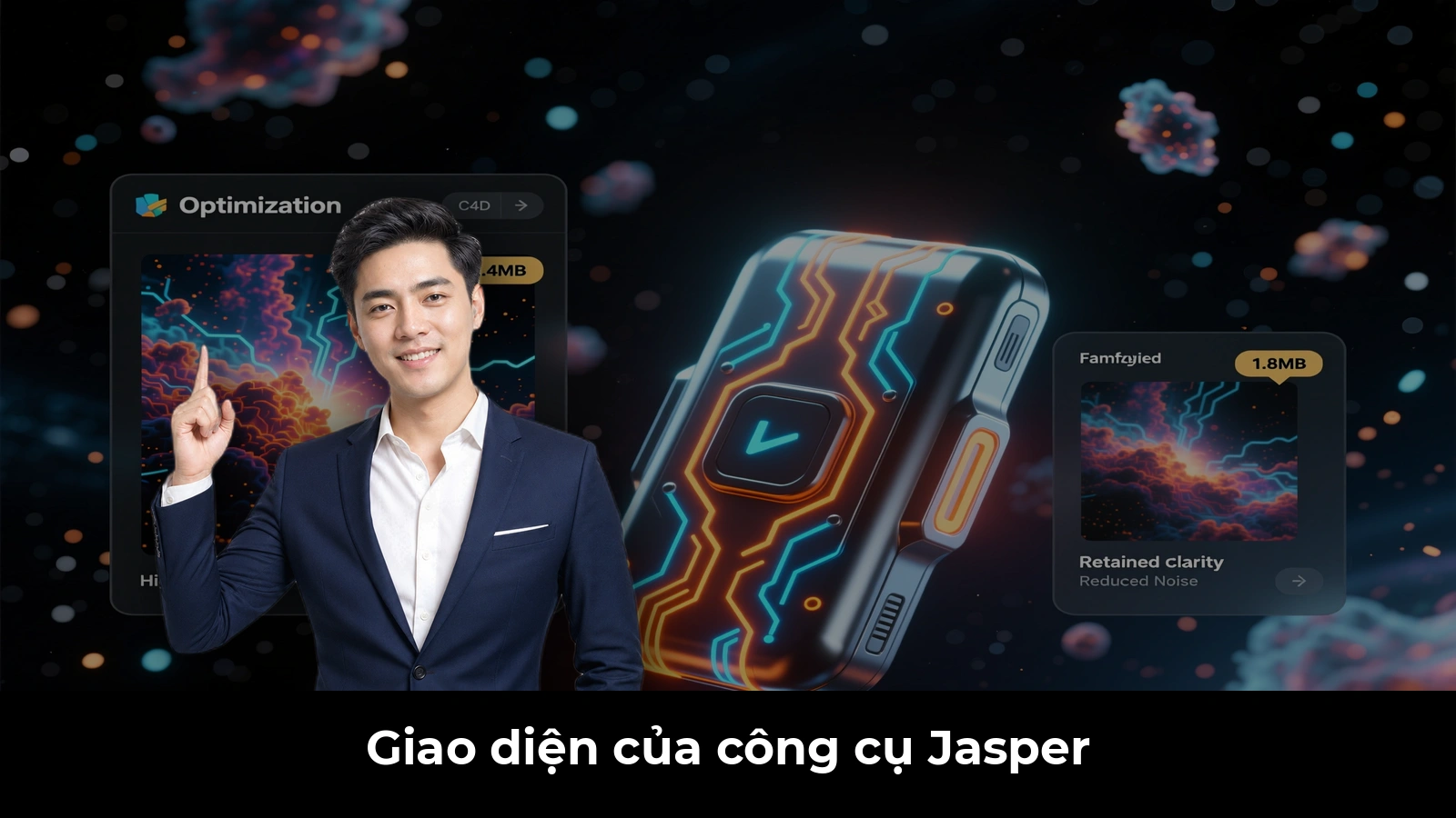 Giao diện của công cụ Jasper