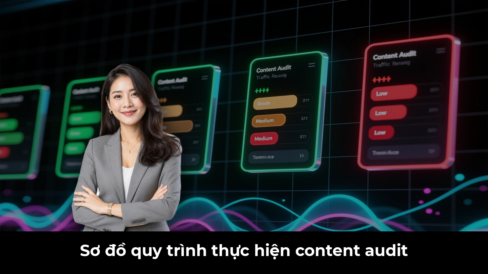 Sơ đồ quy trình thực hiện content audit