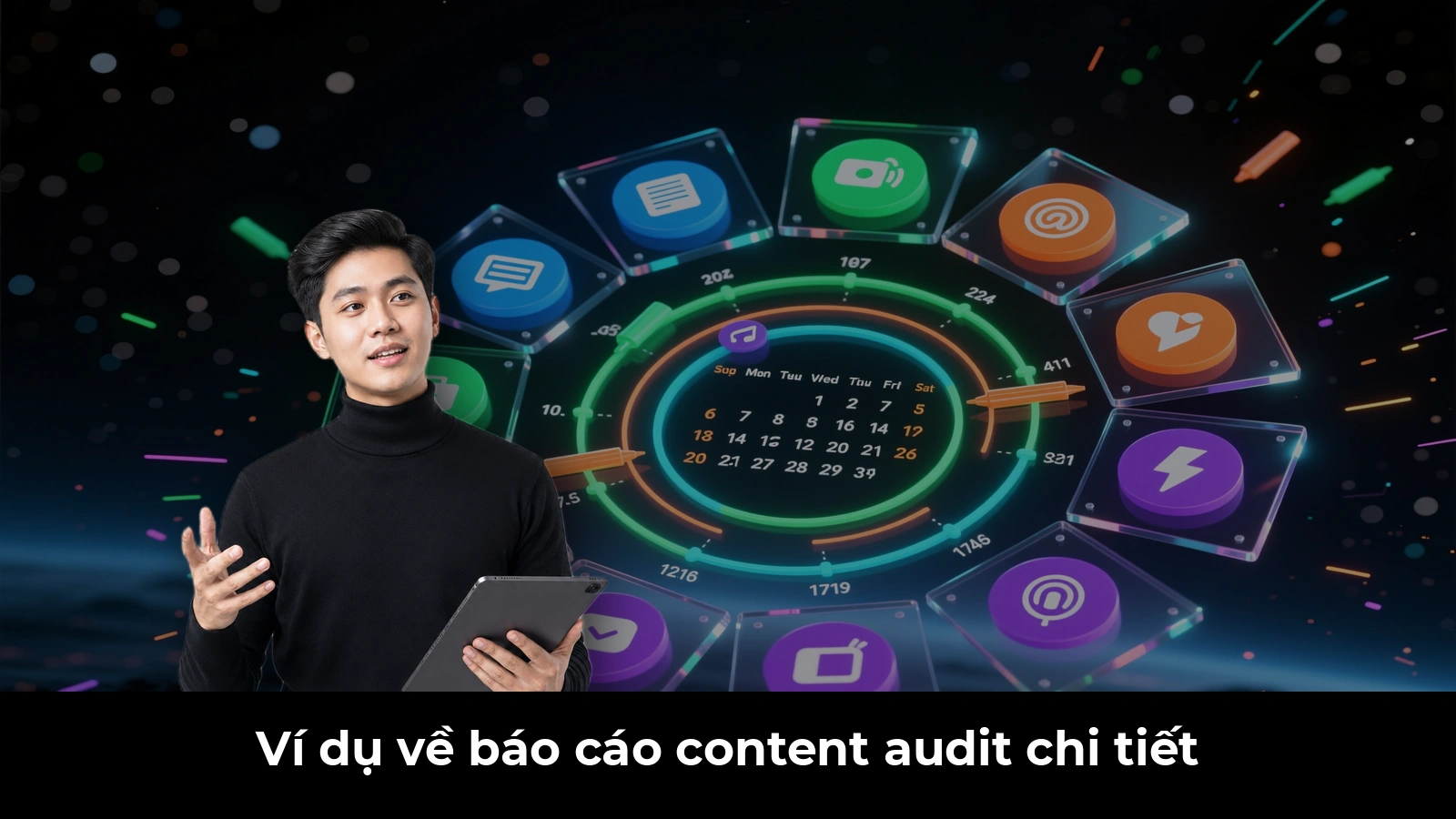Ví dụ về báo cáo content audit chi tiết