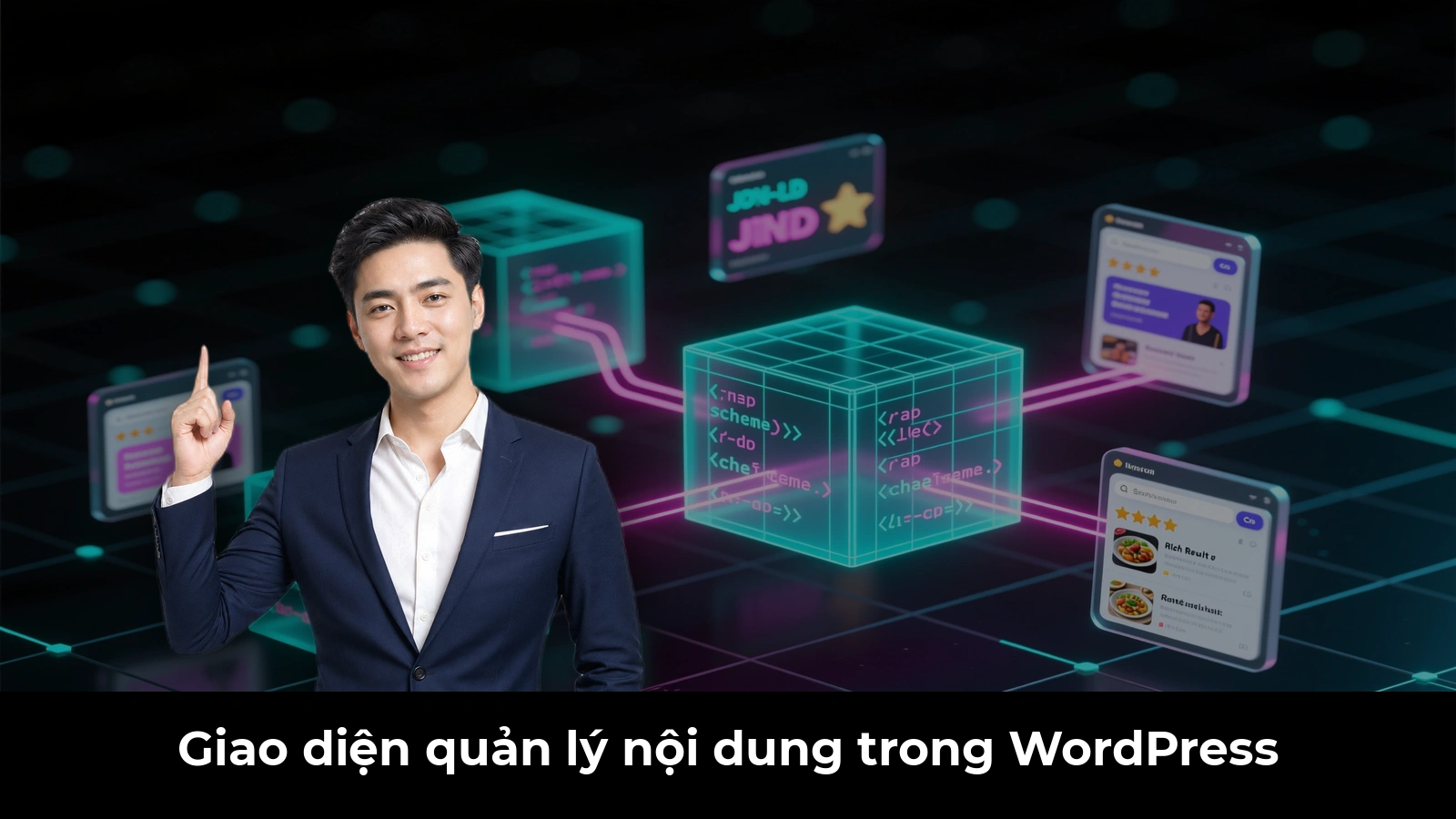Giao diện quản lý nội dung trong WordPress
