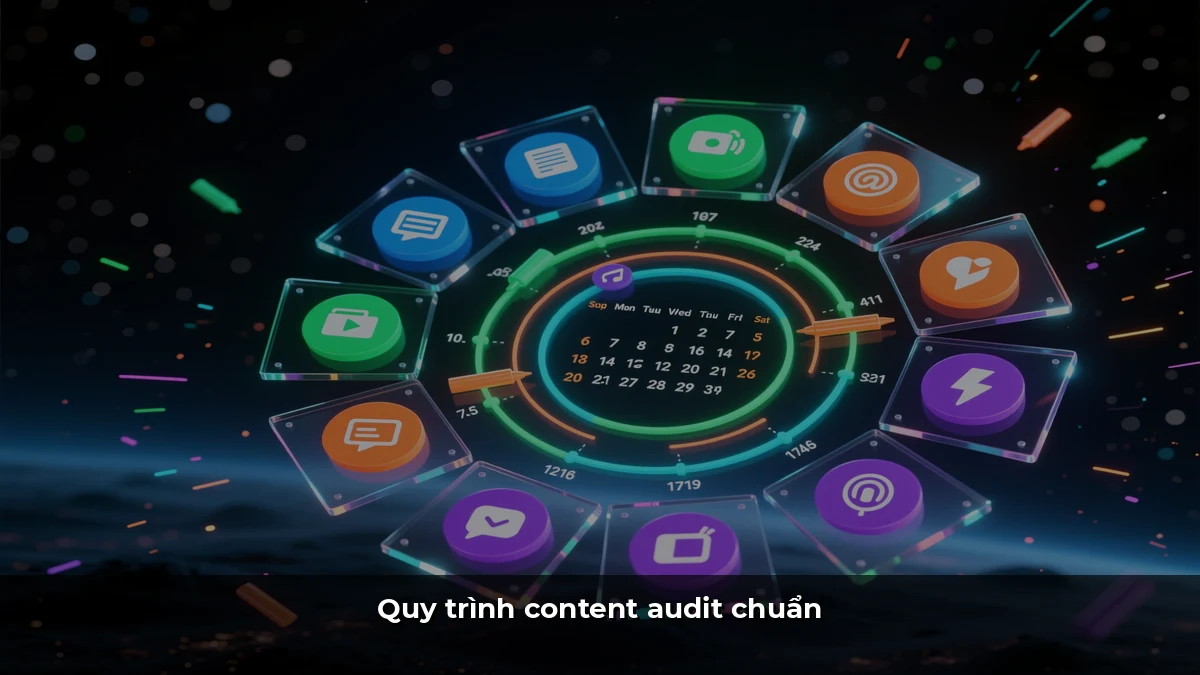 Quy trình content audit chuẩn