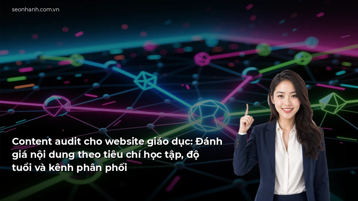 Content audit cho website giáo dục: Đánh giá nội dung theo tiêu chí học tập, độ tuổi và kênh phân phối