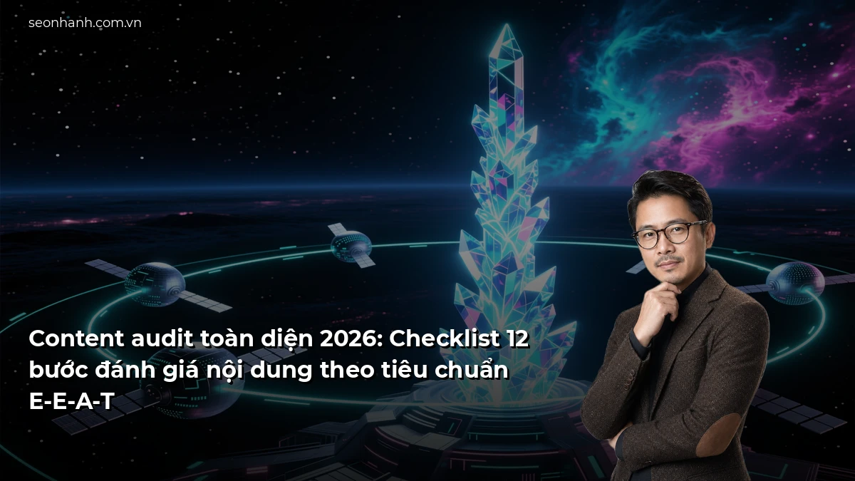 Content audit toàn diện 2026: Checklist 12 bước đánh giá nội dung theo tiêu chuẩn E-E-A-T